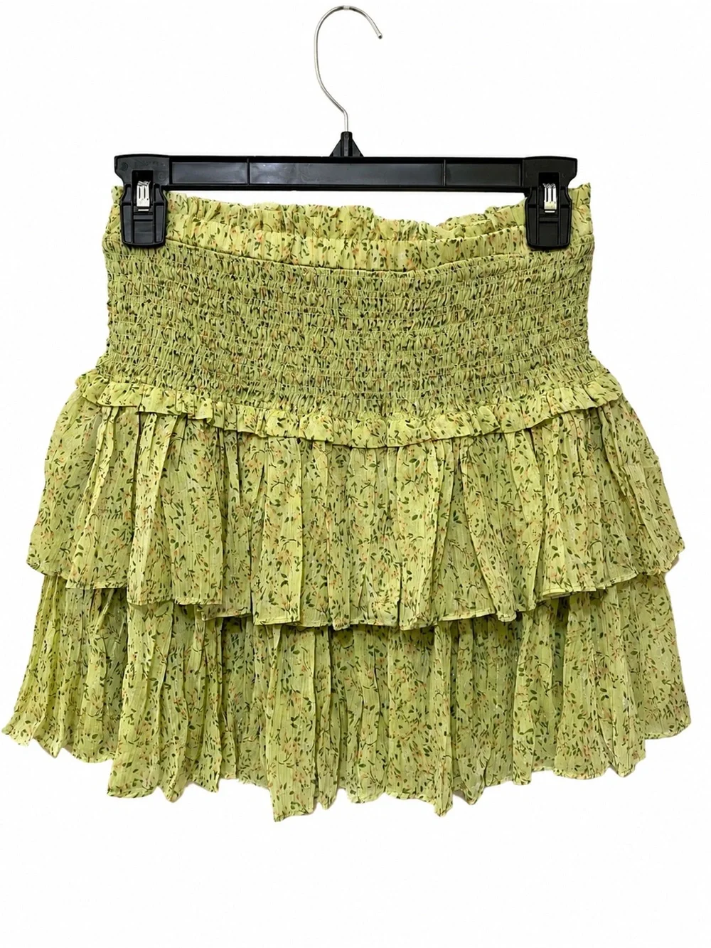 NEW RESET by Jane Lizzie Spring Floral Skirt  Set – Green | Size Medium